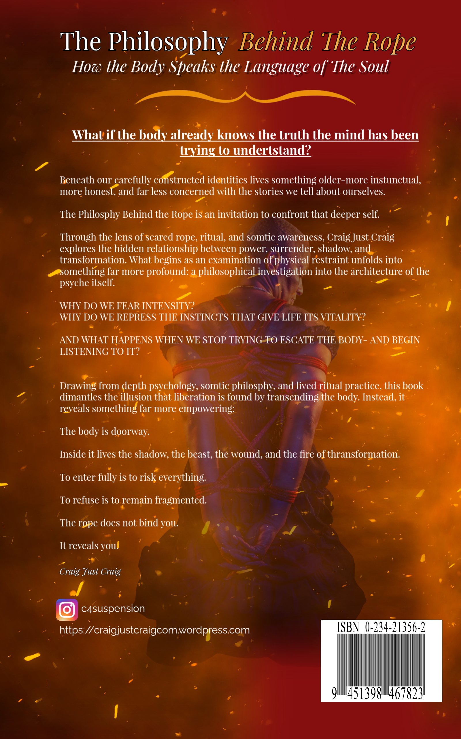 The Philosophy Behind the Rope — back cover